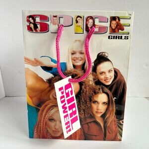 Spice Girls 1997 Gift Bag w Tag New Official Licensed Vintage 90s Merchandise